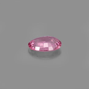 Saphir rose naturelle coupe ovale, 0,51 ct, VVS