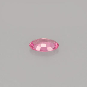 Saphir rose naturelle coupe ovale, 0,42 ct, IF