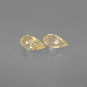 Achetez naturel ct jaune saphir gems, briolette, en provenance tanzanie chez gemselect. en stock, livraison internationale!