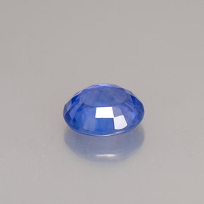 Saphir bleue naturelle coupe ovale, 1,30 ct, VS