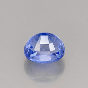Saphir bleue naturelle coupe ovale, 1,02 ct, VVS-VS