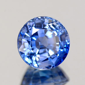 Saphir bleue naturelle coupe roude, 1,83 ct, IF