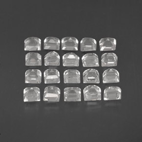 Achetez naturel ct blanc saphir gems, carré, en provenance madagascar chez gemselect. en stock, livraison internationale!