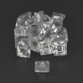 Achetez naturel 1,69ct blanc saphir gems, carré, en provenance madagascar chez gemselect. en stock, livraison internationale!