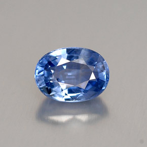 Saphir bleue naturelle coupe ovale, 1,00 ct, VS