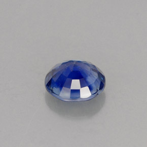 Saphir bleue naturelle coupe roude, 0,60 ct, VS