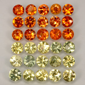 Achetez naturel ct multicolore saphir gems, coupe roude, en provenance tanzanie (songea) chez gemselect. en stock, livraison internationale!