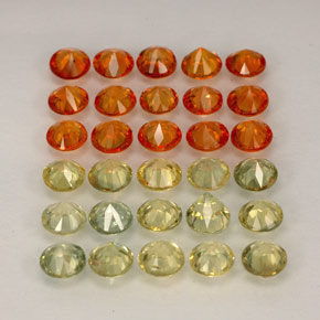 Achetez naturel ct multicolore saphir gems, coupe roude, en provenance tanzanie (songea) chez gemselect. en stock, livraison internationale!