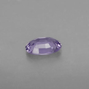 Saphir violet naturelle coupe ovale, 0,57 ct, VVS-VS