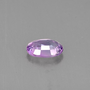 Saphir violet naturelle coupe ovale, 0,61 ct, VVS-VS