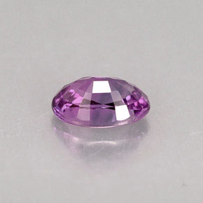 Saphir violet naturelle coupe ovale, 0,63 ct, VVS-VS