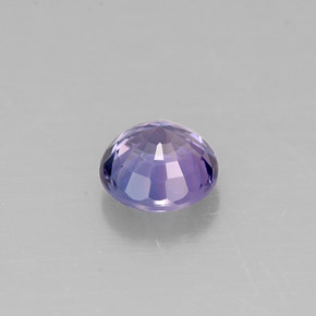 Saphir violet naturelle coupe roude, 0,51 ct, VS