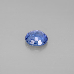 Saphir bleue naturelle coupe roude, 0,69 ct, VS