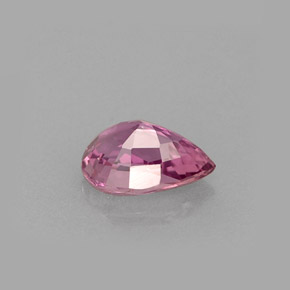 Saphir rose naturelle en forme de poire, 0,60 ct, VVS-VS