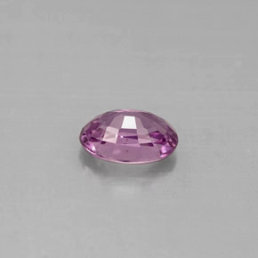 Saphir violet naturelle coupe ovale, 0,63 ct, VVS-VS