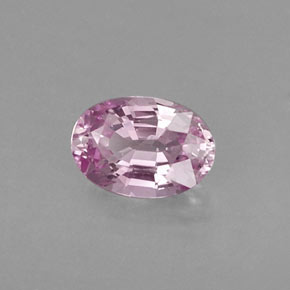 Saphir rose naturelle coupe ovale, 0,59 ct, VVS