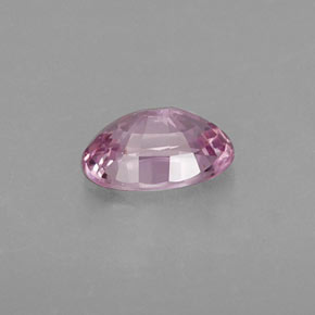 Saphir rose naturelle coupe ovale, 0,59 ct, VVS