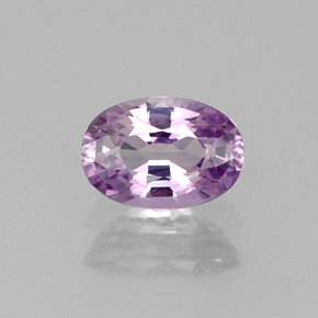 Saphir violet naturelle coupe ovale, 0,61 ct, VVS-VS