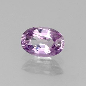 Saphir violet naturelle coupe ovale, 0,61 ct, VVS-VS