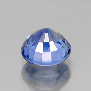 Saphir bleue naturelle coupe roude, 1,22 ct, VVS-VS