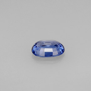 Saphir bleue naturelle coupe ovale, 1,00 ct, VVS
