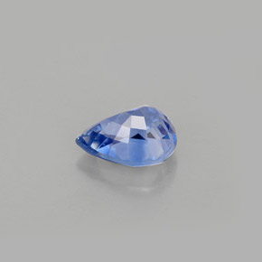 Saphir bleue naturelle en forme de poire, 0,93 ct, VVS-VS