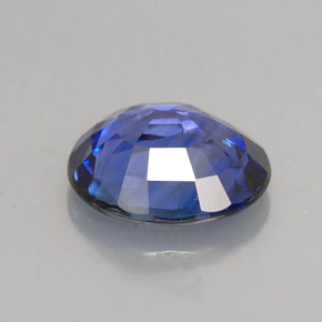Saphir bleue naturelle coupe ovale, 2,79 ct, IF