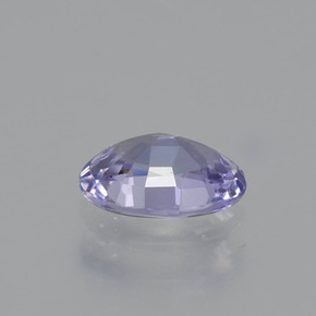 Saphir bleue naturelle coupe ovale, 0,58 ct, VVS-VS