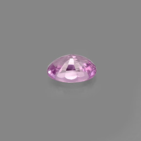 Saphir violet naturelle coupe ovale, 0,61 ct, VVS-VS