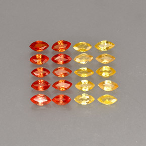 Achetez naturel ct orange saphir gems, marquise, en provenance tanzanie chez gemselect. en stock, livraison internationale!