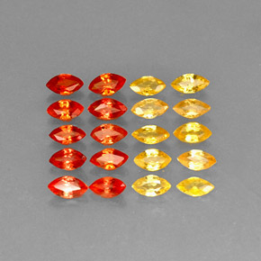Achetez naturel ct orange saphir gems, marquise, en provenance tanzanie chez gemselect. en stock, livraison internationale!