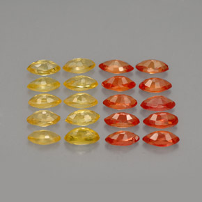 Achetez naturel ct orange saphir gems, marquise, en provenance tanzanie (songea) chez gemselect. en stock, livraison internationale!