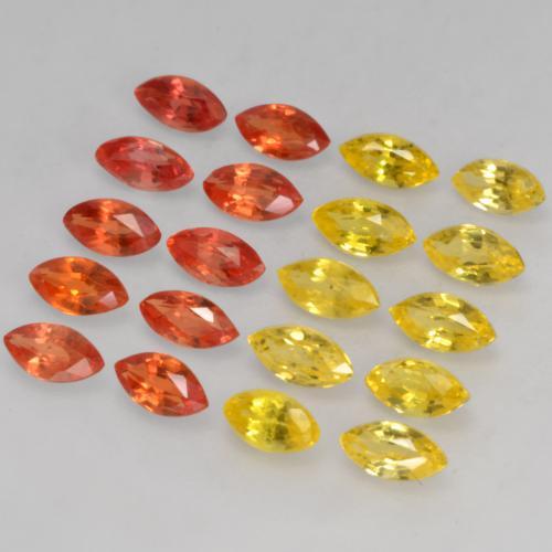 Achetez naturel 2,59ct multicolore saphir gems, marquise, en provenance tanzanie chez gemselect. en stock, livraison internationale!