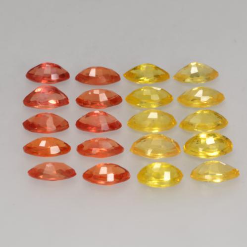 Achetez naturel 2,59ct multicolore saphir gems, marquise, en provenance tanzanie chez gemselect. en stock, livraison internationale!