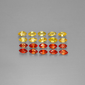Achetez naturel 2,34ct orange saphir gems, marquise, en provenance tanzanie chez gemselect. en stock, livraison internationale!