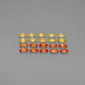 Achetez naturel ct orange saphir gems, marquise, en provenance tanzanie (songea) chez gemselect. en stock, livraison internationale!