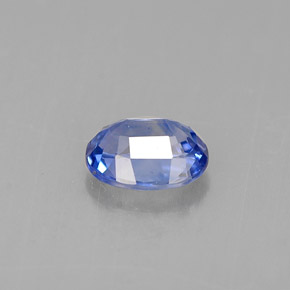 Saphir bleue naturelle coupe ovale, 0,88 ct, VVS