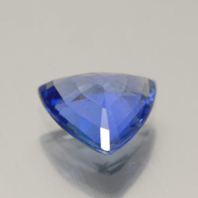Saphir bleue naturelle trillion, 1,85 ct, VS