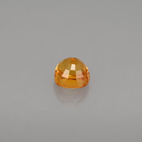 Saphir orange naturelle coupe coussin, 0,61 ct, VS