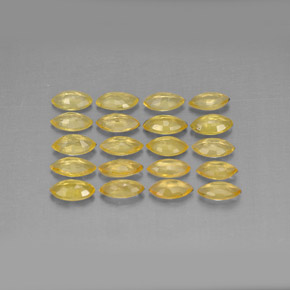 Achetez naturel 1,92ct jaune saphir gems, marquise, en provenance tanzanie chez gemselect. en stock, livraison internationale!
