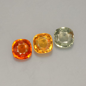 Achetez naturel ct multicolore saphir gems, coupe coussin, en provenance tanzanie (songea) chez gemselect. en stock, livraison internationale!