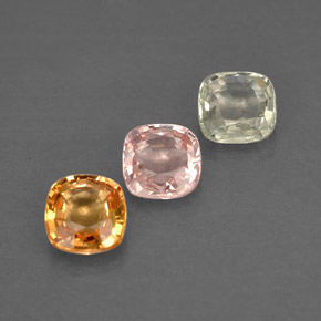 Achetez naturel ct multicolore saphir gems, coupe coussin, en provenance tanzanie (songea) chez gemselect. en stock, livraison internationale!