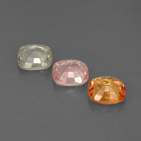 Achetez naturel ct multicolore saphir gems, coupe coussin, en provenance tanzanie (songea) chez gemselect. en stock, livraison internationale!