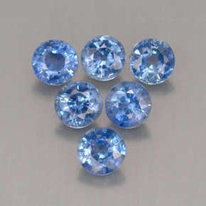 Achetez naturel ct bleue saphir gems, coupe roude, en provenance thaïlande chez gemselect. en stock, livraison internationale!