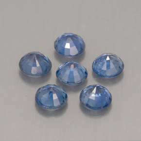 Achetez naturel ct bleue saphir gems, coupe roude, en provenance thaïlande chez gemselect. en stock, livraison internationale!