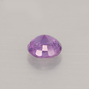 Saphir violet naturelle coupe roude, 0,52 ct, VVS-VS