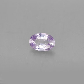 Saphir violet naturelle coupe ovale, 0,53 ct, VVS-VS