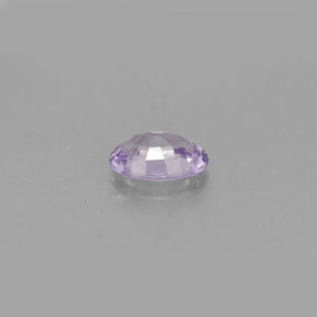 Saphir violet naturelle coupe ovale, 0,53 ct, VVS-VS