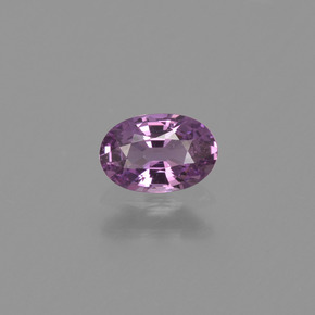 Saphir violet naturelle coupe ovale, 0,57 ct, VVS-VS