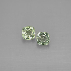 Achetez naturel ct vert saphir gems, coupe coussin, en provenance tanzanie (songea) chez gemselect. en stock, livraison internationale!